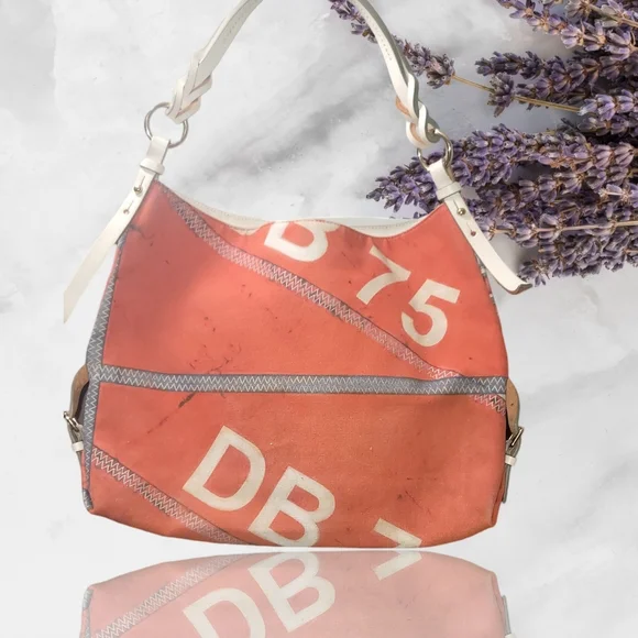 Dooney & Bourke 75 Vintage Coral hobo RARE - Picture 5 of 9